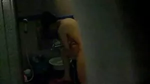 துளையிடப்பட்ட & மை இடப்பட்ட குண்டான ஜக்ஸ் BBW சுற்றி குதிக்கிறது